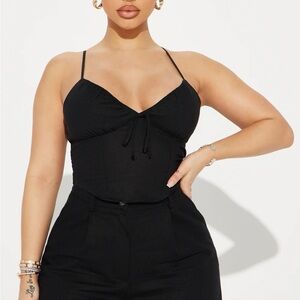 Black Strappy Top